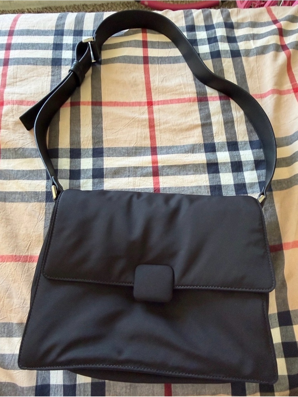 Charles & Keith Black Crossbody Bag with Flap